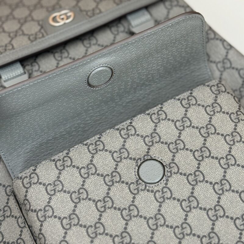 Replica Gucci Large Ophidia Backpack Grey - top-rated replica designer bag