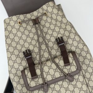 Replica Gucci Large Ophidia Backpack Beige - near-authentic luxury replica handbag