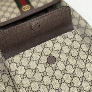 Replica Gucci Large Ophidia Backpack Beige - authentic-look luxury purse replica