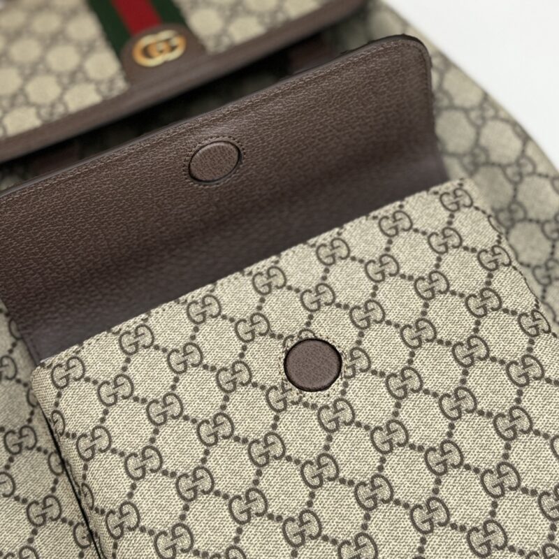 Replica Gucci Large Ophidia Backpack Beige - authentic-look luxury purse replica