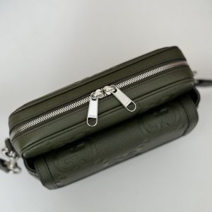 Replica Gucci Jumbo GG Crossbody Green 6 Replica Gucci Jumbo GG Crossbody Green - 1:1 designer replica handbag