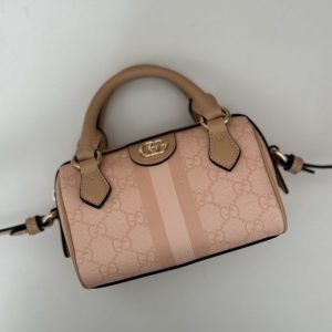 Replica Gucci GG Ophidia Boston Pink 2 Replica Gucci GG Ophidia Boston Pink - elite superclone designer purse