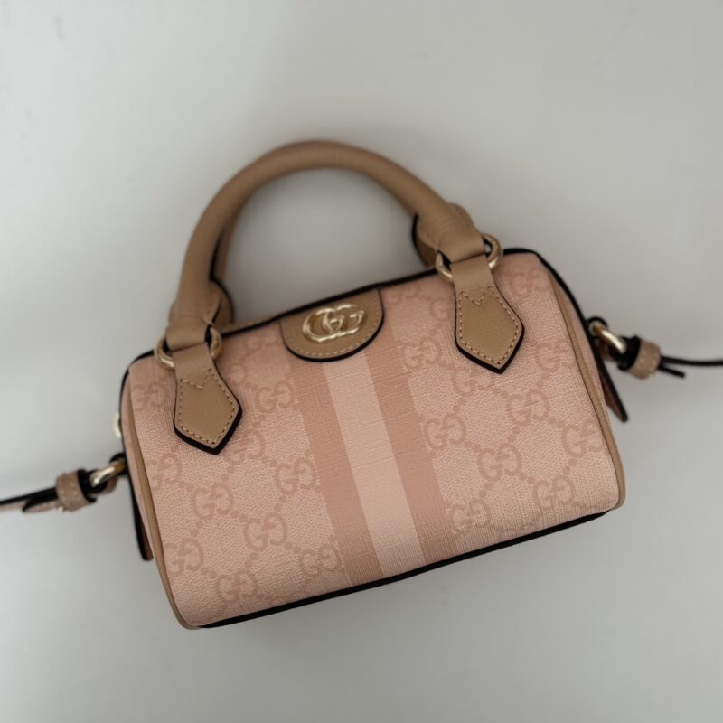 Replica Gucci GG Ophidia Boston Pink 2 Replica Gucci GG Ophidia Boston Pink - elite superclone designer purse