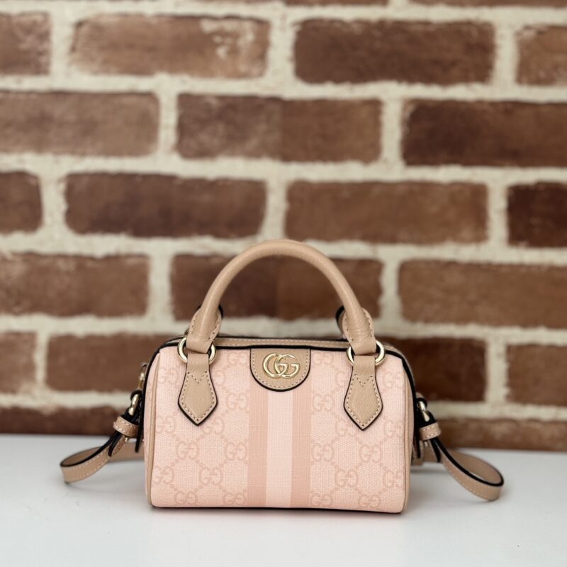 Replica Gucci GG Ophidia Boston Pink 8 Replica Gucci GG Ophidia Boston Pink - realistic designer-inspired fake bag