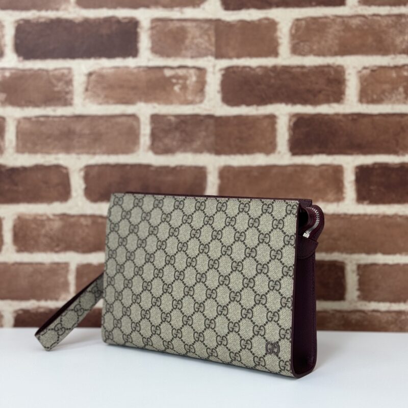 Replica Gucci GG Canvas Pouch Beige 4 Replica Gucci GG Canvas Pouch Beige - near-authentic luxury replica handbag
