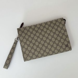 Replica Gucci GG Canvas Pouch Beige 6 Replica Gucci GG Canvas Pouch Beige - high-accuracy replica luxury purse