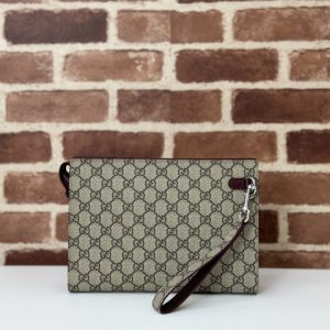 Replica Gucci GG Canvas Pouch Beige 3 Replica Gucci GG Canvas Pouch Beige - high-end fake designer purse