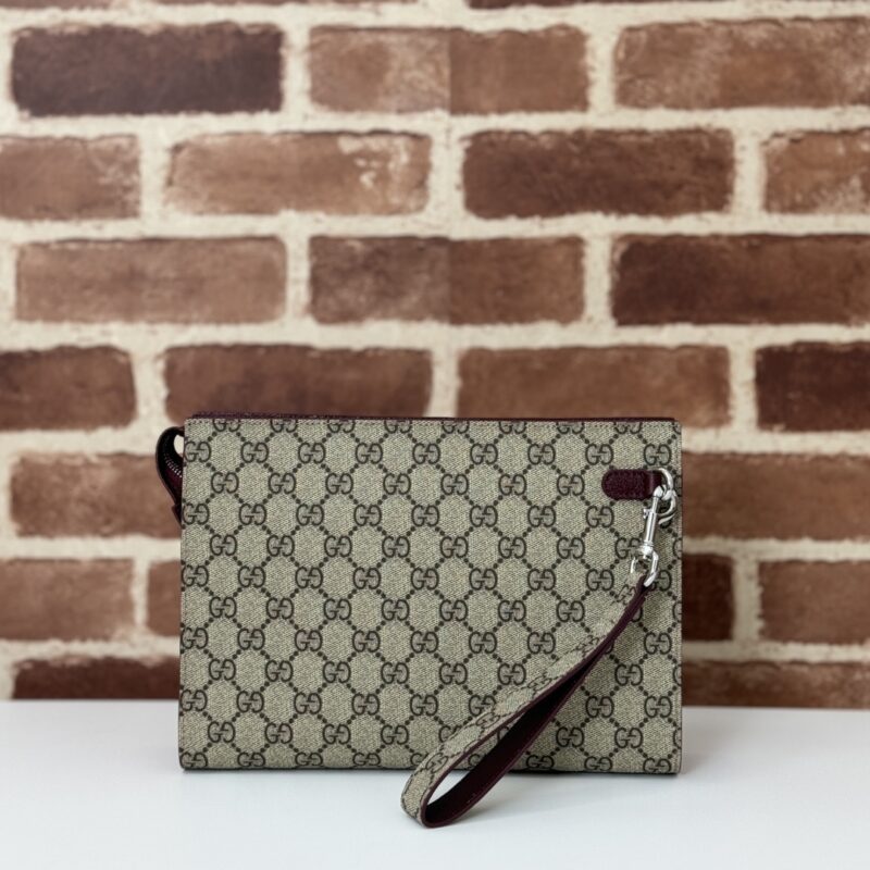 Replica Gucci GG Canvas Pouch Beige 3 Replica Gucci GG Canvas Pouch Beige - high-end fake designer purse