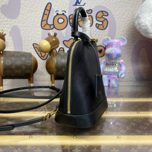 Replica Louis Vuitton Alma Backpack Black 7 Replica Louis Vuitton Alma Backpack Black - ultra-realistic fake designer tote