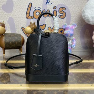 Replica Louis Vuitton Alma Backpack Black 2 Replica Louis Vuitton Alma Backpack Black - best-selling designer handbag dupe