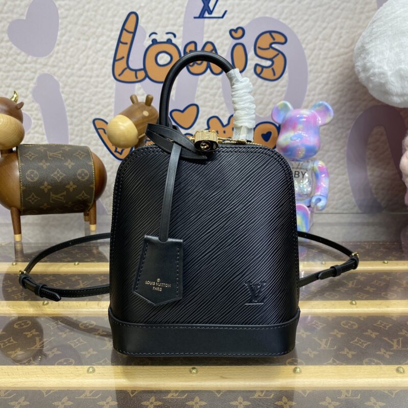 Replica Louis Vuitton Alma Backpack Black 2 Replica Louis Vuitton Alma Backpack Black - best-selling designer handbag dupe