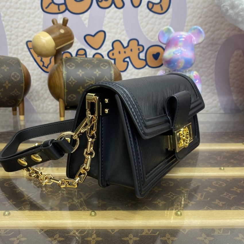 Replica Louis Vuitton Dauphine East West Black 3 Replica Louis Vuitton Dauphine East West Black - premium-grade designer purse dupe