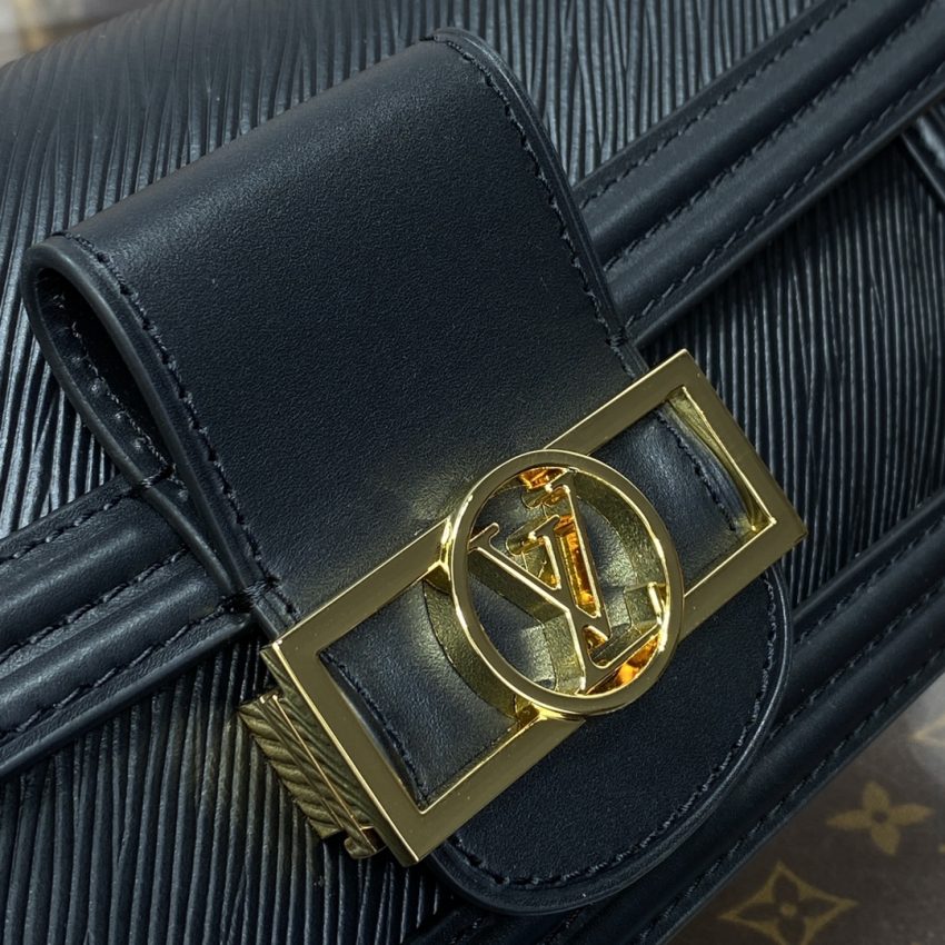 Replica Louis Vuitton Dauphine East West Black 9 Replica Louis Vuitton Dauphine East West Black - 1:1 designer replica handbag