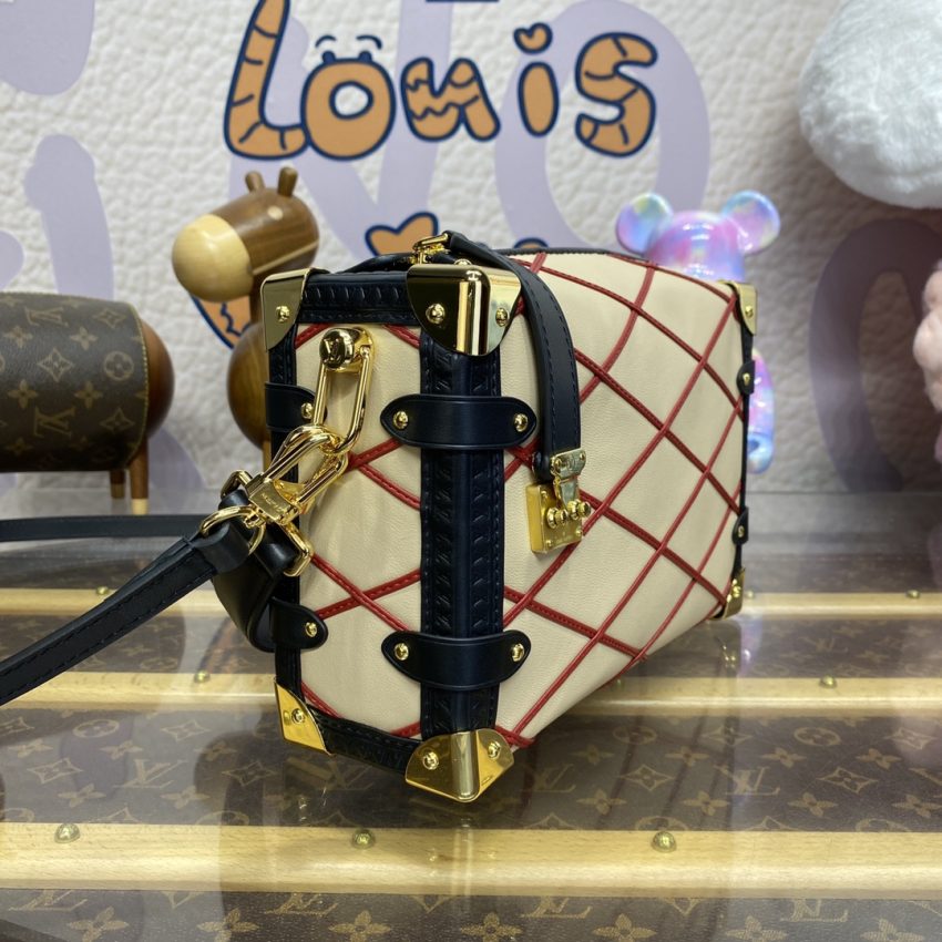 Replica Louis Vuitton Side Trunk Beige - premium-grade designer purse dupe