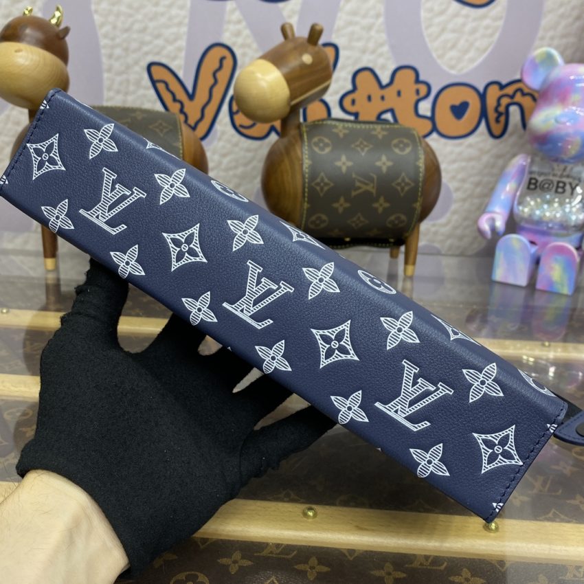 Replica Louis Vuitton Pochette Voyage Dark Blue 4 Replica Louis Vuitton Pochette Voyage Dark Blue - top-rated replica designer bag