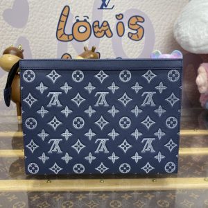 Replica Louis Vuitton Pochette Voyage Dark Blue 3 Replica Louis Vuitton Pochette Voyage Dark Blue - top-tier luxury replica shoulder bag