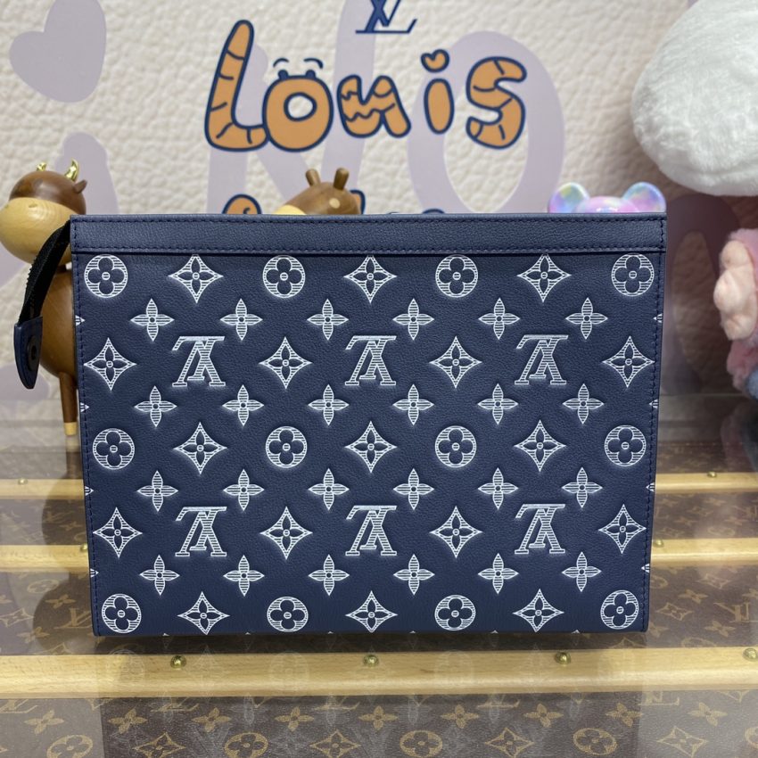 Replica Louis Vuitton Pochette Voyage Dark Blue 3 Replica Louis Vuitton Pochette Voyage Dark Blue - top-tier luxury replica shoulder bag