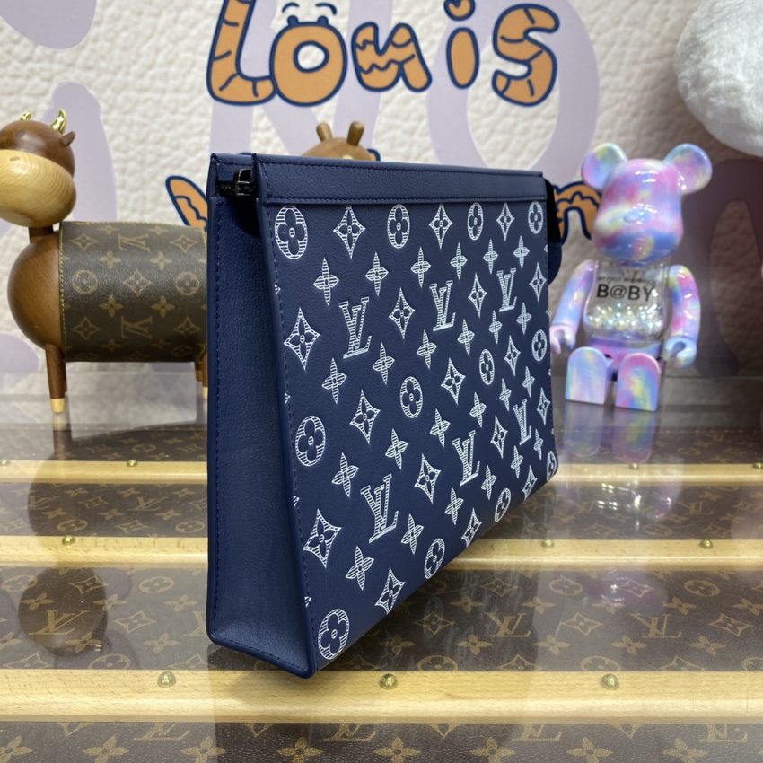 Replica Louis Vuitton Pochette Voyage Dark Blue 5 Replica Louis Vuitton Pochette Voyage Dark Blue - ultra-realistic fake designer tote