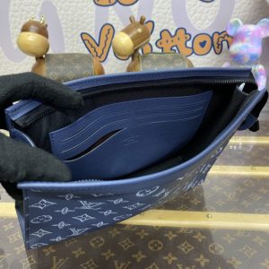 Replica Louis Vuitton Pochette Voyage Dark Blue 6 Replica Louis Vuitton Pochette Voyage Dark Blue - best-selling designer handbag dupe