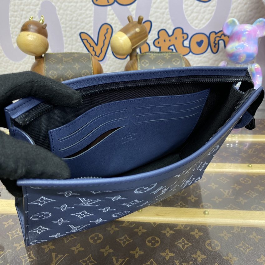 Replica Louis Vuitton Pochette Voyage Dark Blue 6 Replica Louis Vuitton Pochette Voyage Dark Blue - best-selling designer handbag dupe