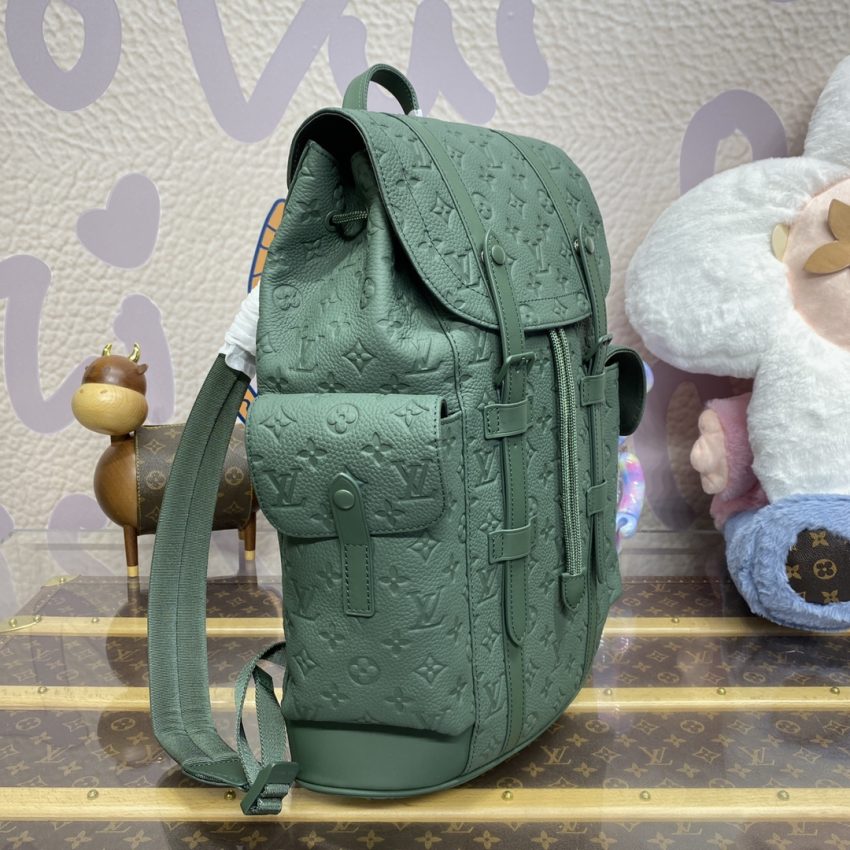 Replica Louis Vuitton Christopher Backpack Green 8 Replica Louis Vuitton Christopher Backpack Green - 1:1 designer replica handbag