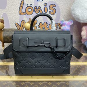 Replica Louis Vuitton Steamer Full Black - high-accuracy replica luxury purse