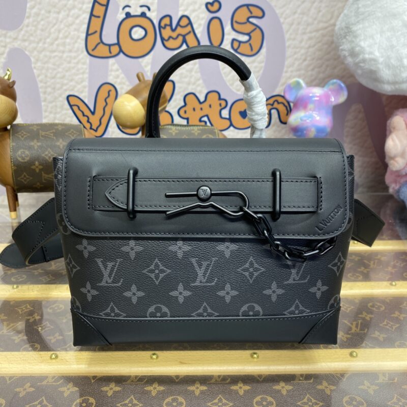 Replica Louis Vuitton Steamer Black 1 Replica Louis Vuitton Steamer Black - best quality luxury bag dupe