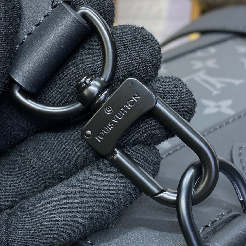 Replica Louis Vuitton Steamer Black 2 Replica Louis Vuitton Steamer Black - authentic-look luxury purse replica