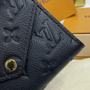 Replica Louis Vuitton Victorine Wallet Black - premium 1:1 fake handbag model
