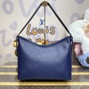 Replica Louis Vuitton Carry All MM Dark Blue 8 Replica Louis Vuitton Carry All MM Dark Blue - near-authentic luxury replica handbag