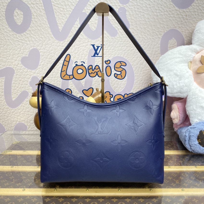 Replica Louis Vuitton Carry All MM Dark Blue 8 Replica Louis Vuitton Carry All MM Dark Blue - near-authentic luxury replica handbag