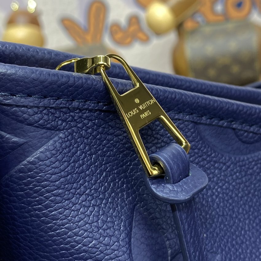 Replica Louis Vuitton Carry All MM Dark Blue 9 Replica Louis Vuitton Carry All MM Dark Blue - top-tier luxury replica shoulder bag