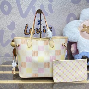 Replica Louis Vuitton Neverfull MM Multi Grid 4 Replica Louis Vuitton Neverfull MM Multi Grid - elite superclone designer purse