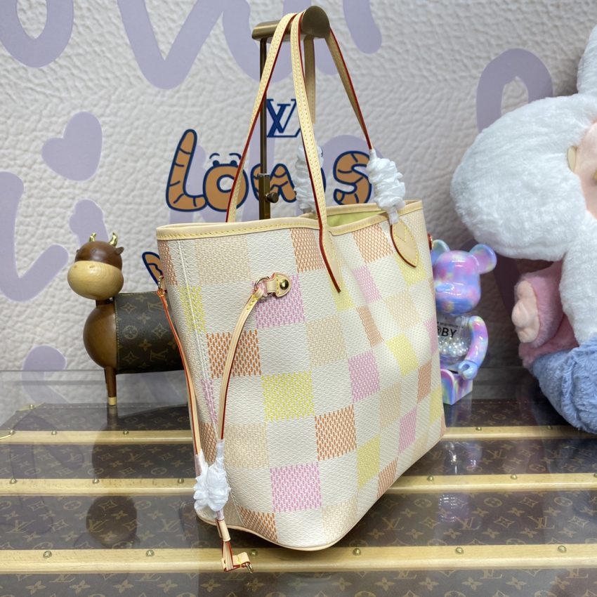 Replica Louis Vuitton Neverfull MM Multi Grid 8 Replica Louis Vuitton Neverfull MM Multi Grid - best quality luxury bag dupe