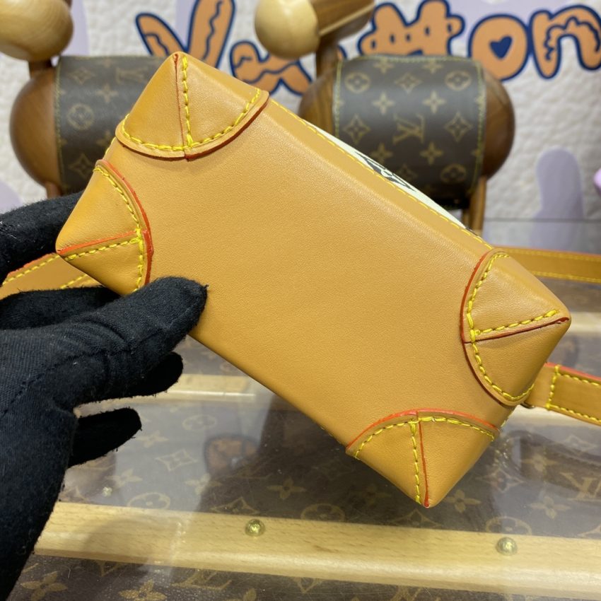 Replica Louis Vuitton Nano Steamer Brown 8 Replica Louis Vuitton Nano Steamer Brown - 1:1 designer replica handbag