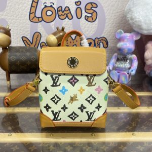 Replica Louis Vuitton Nano Steamer Brown 1 Replica Louis Vuitton Nano Steamer Brown - top-tier luxury replica shoulder bag