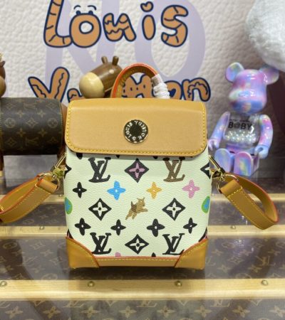 Replica Louis Vuitton Nano Steamer Brown - top-tier luxury replica shoulder bag