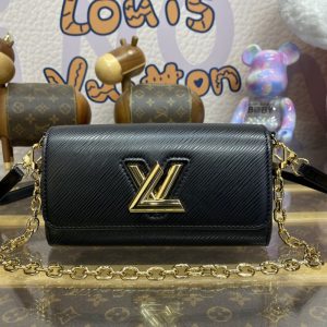 Replica Louis Vuitton Twist West Pochette Black 1 Replica Louis Vuitton Twist West Pochette Black - high-end fake designer purse