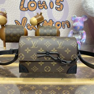 Replica Louis Vuitton Steamer Wearable Wallet Brown 1 Replica Louis Vuitton Steamer Wearable Wallet Brown - authentic-look luxury purse replica