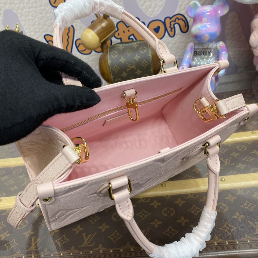 Replica LV OnTheGo PM Pink 2 Replica LV OnTheGo PM Pink - high-end fake designer purse