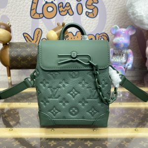 Replica Louis Vuitton Nano Steamer Green 1 Replica Louis Vuitton Nano Steamer Green - near-authentic luxury replica handbag