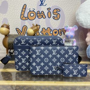 Replica Louis Vuitton Trio Messenger Blue&White 2 Replica Louis Vuitton Trio Messenger Blue&White - authentic-look luxury purse replica