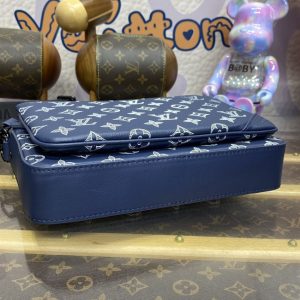 Replica Louis Vuitton Trio Messenger Blue&White 7 Replica Louis Vuitton Trio Messenger Blue&White - premium 1:1 fake handbag model