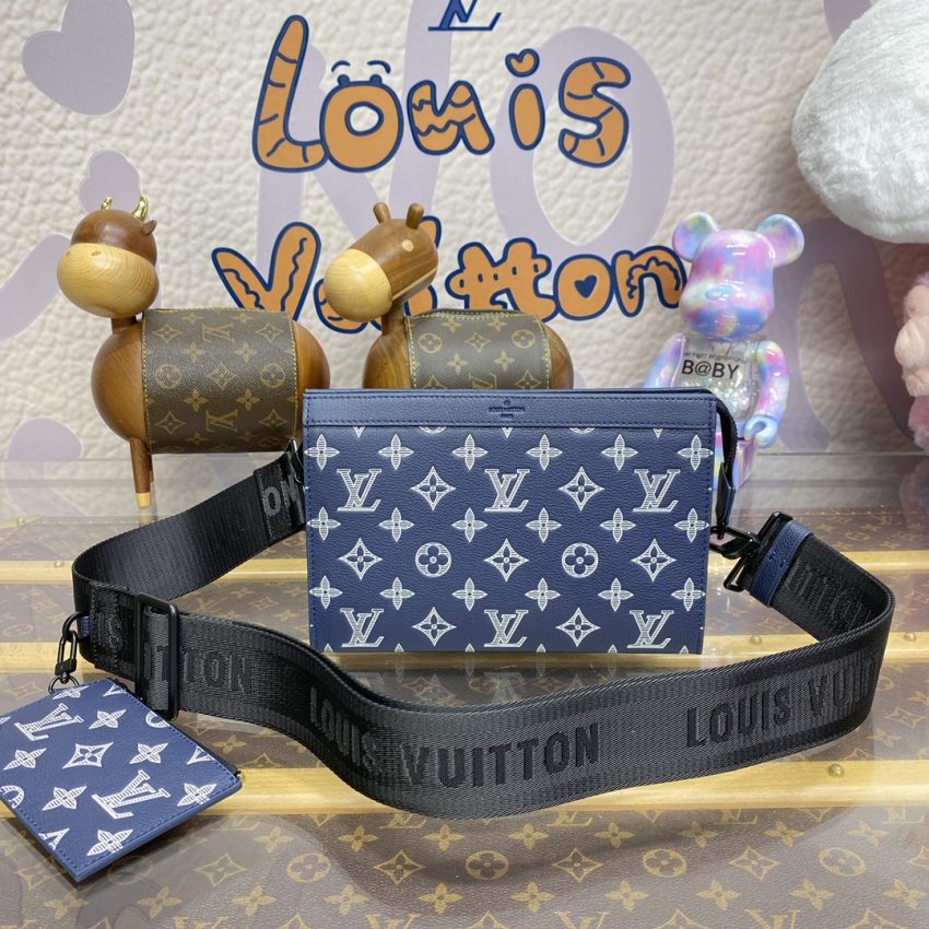 Replica Louis Vuitton Gaston Wearable Wallet Blue 9 Replica Louis Vuitton Gaston Wearable Wallet Blue - high-accuracy replica luxury purse