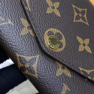 Replica Louis Vuitton Sarah Wallet Brown 2 Replica Louis Vuitton Sarah Wallet Brown - realistic designer-inspired fake bag