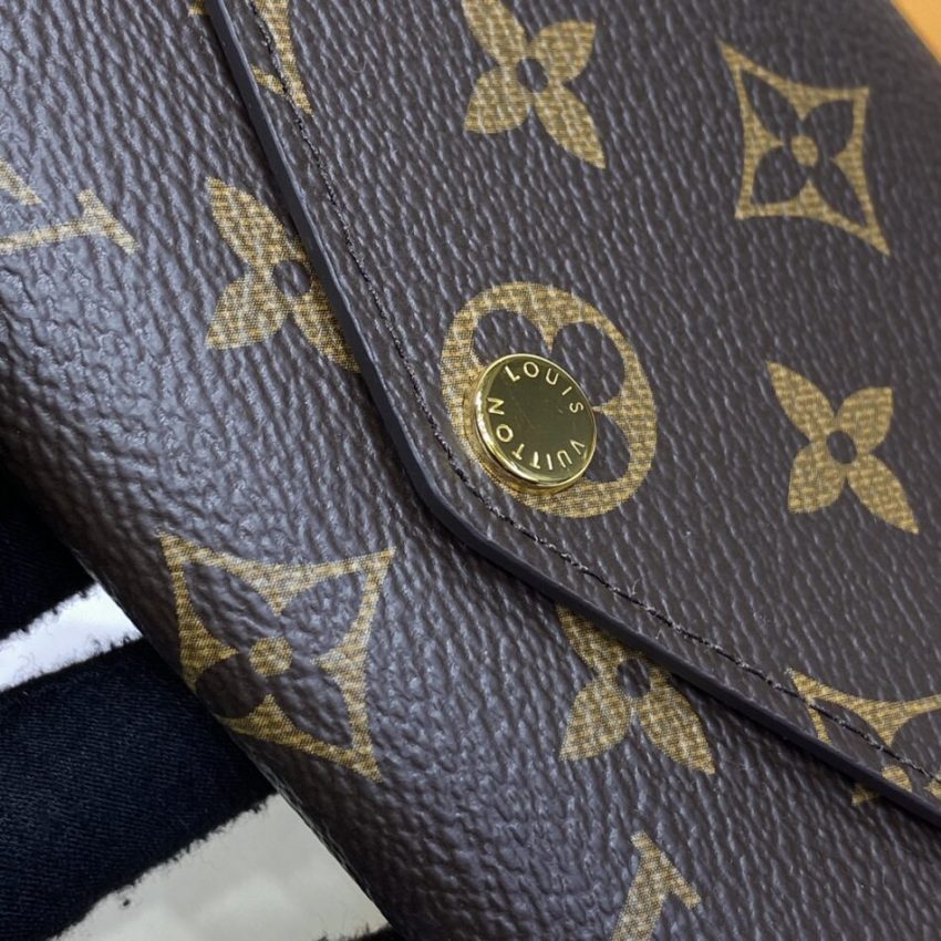 Replica Louis Vuitton Sarah Wallet Brown 2 Replica Louis Vuitton Sarah Wallet Brown - realistic designer-inspired fake bag