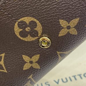 Replica Louis Vuitton Sarah Wallet Brown 4 Replica Louis Vuitton Sarah Wallet Brown - elite superclone designer purse