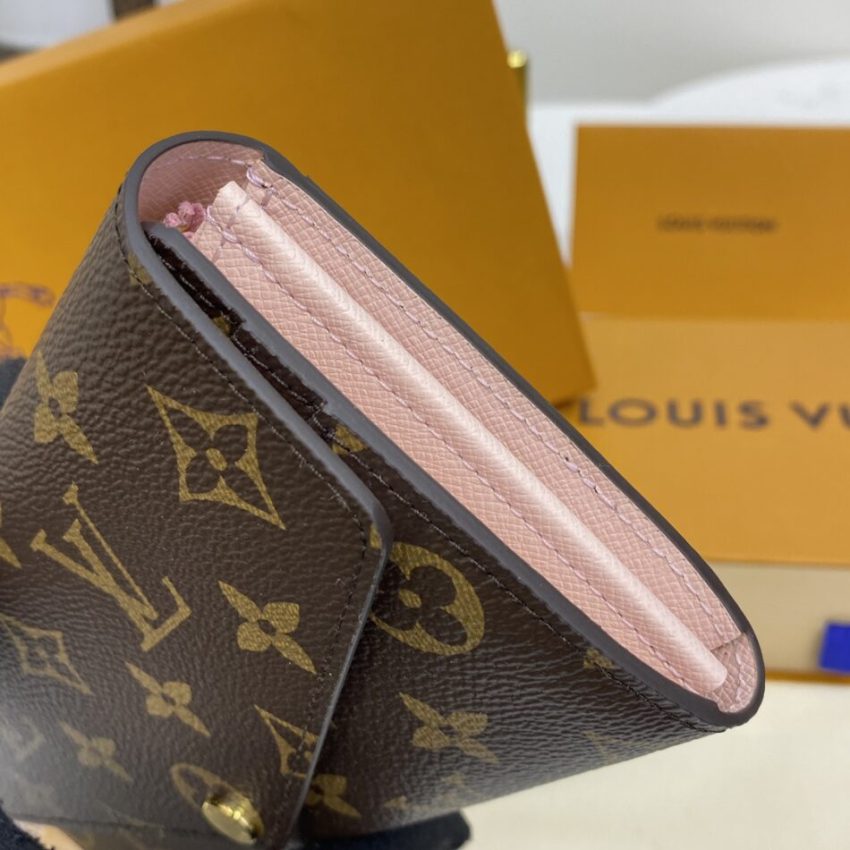 Replica Louis Vuitton Sarah Wallet Brown 7 Replica Louis Vuitton Sarah Wallet Brown - high-end fake designer purse