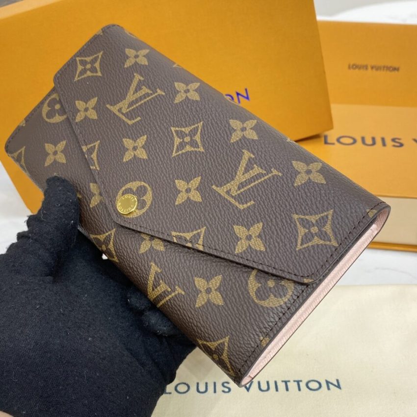 Replica Louis Vuitton Sarah Wallet Brown 9 Replica Louis Vuitton Sarah Wallet Brown - top-tier luxury replica shoulder bag