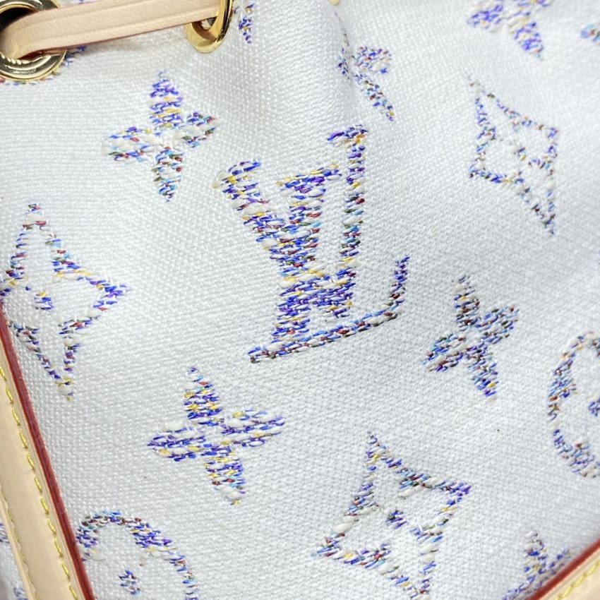 Replica Louis Vuitton Nano Noe White - high-accuracy replica luxury purse